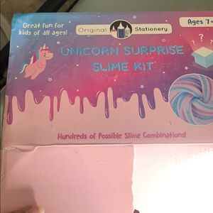 Unicorn surprise slime kit